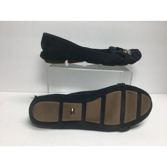 Tommy Hilfiger womens Loafers Size 6.5 M Blue‎ Suede Shoes Nubuck leather - Picture 6 of 8